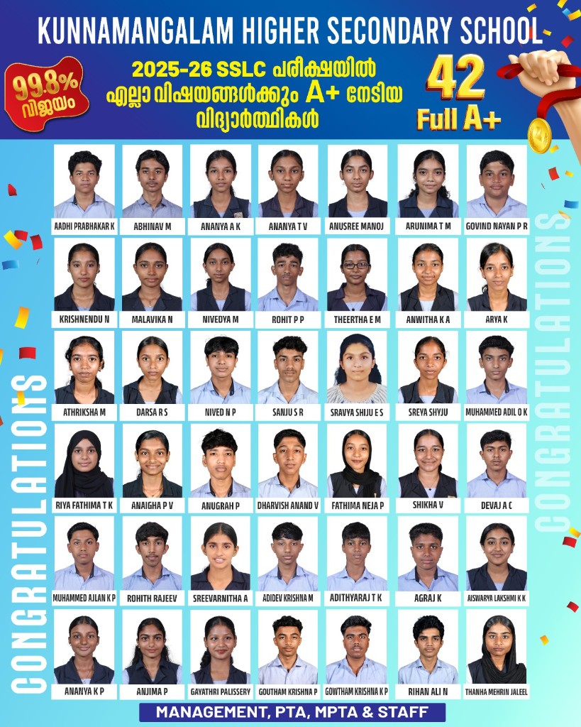 2025-26 SSLC — 42 Full A+, 99.8% pass rate
